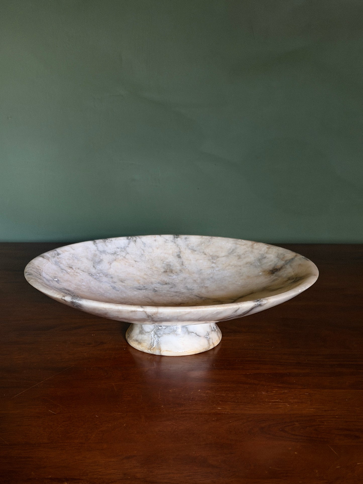 Alabaster Pedestal Compote