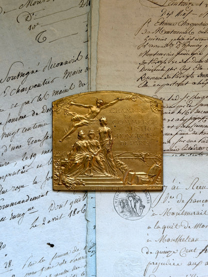 French Commemorative Plaque