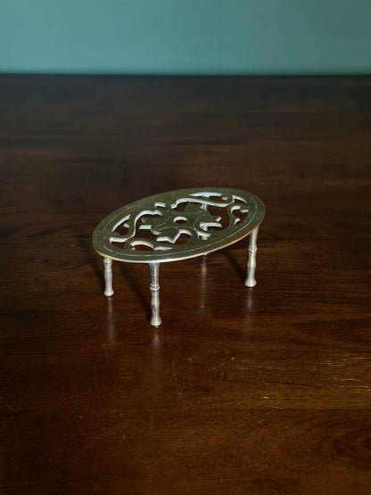 English Mini Brass Trivet Riser