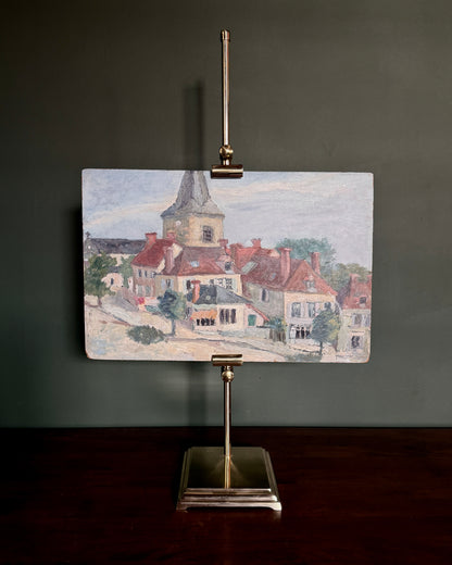 Impressionist French Town Painting