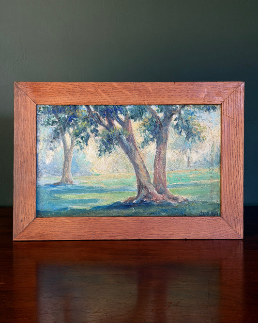 French Tree Painting