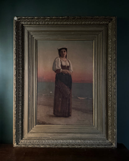 French Woman Painting