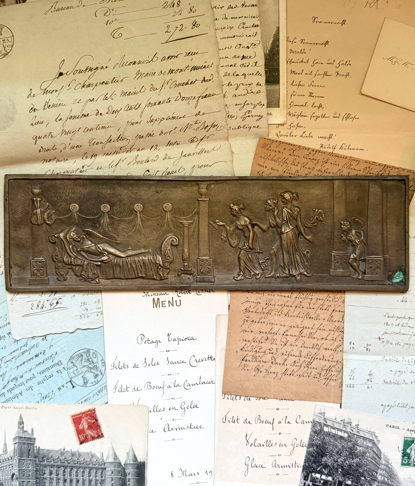 French Classical Plaque