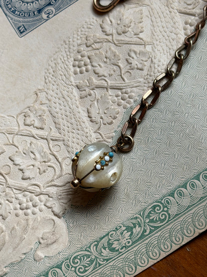 Pocket Watch Fob Chain and T-Bar