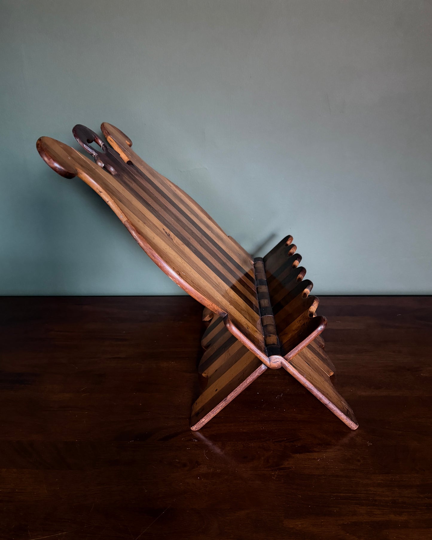 Folding Wood Book Stand