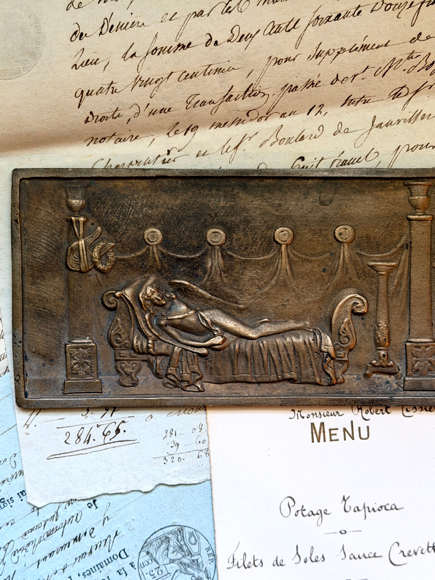 French Classical Plaque
