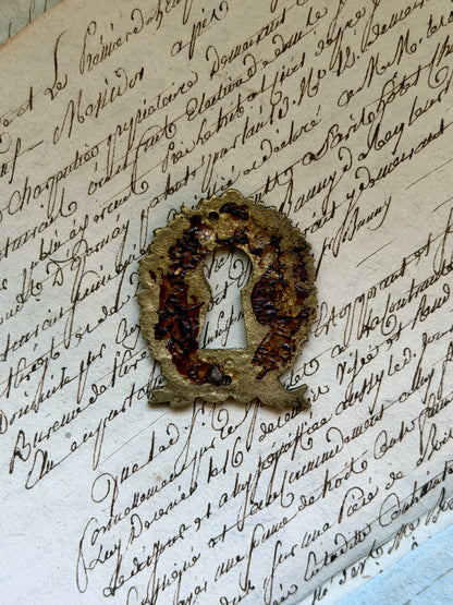 French Escutcheon: Laurel