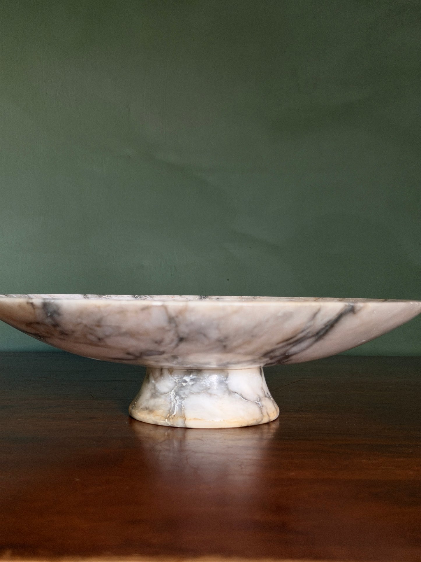 Alabaster Pedestal Compote