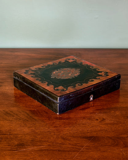 French Inlaid Wood Box