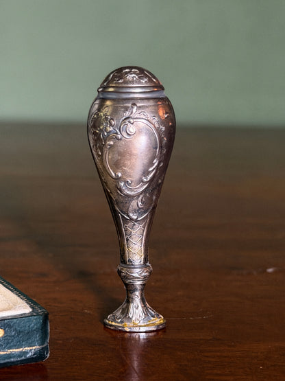 Silverplate Wax Seal that Stamps "MA"