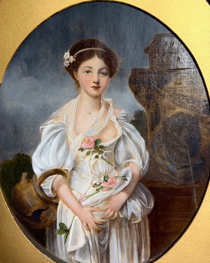 The Broken Pitcher Reproduction Painting