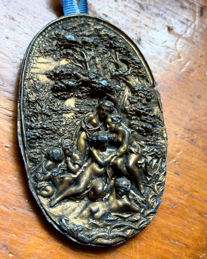 Small Classic Relief Plaque Pair