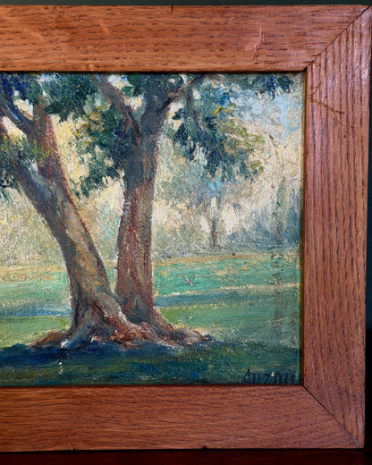 French Tree Painting