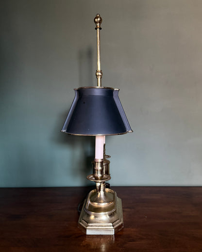 Brass Candlestick Lamp