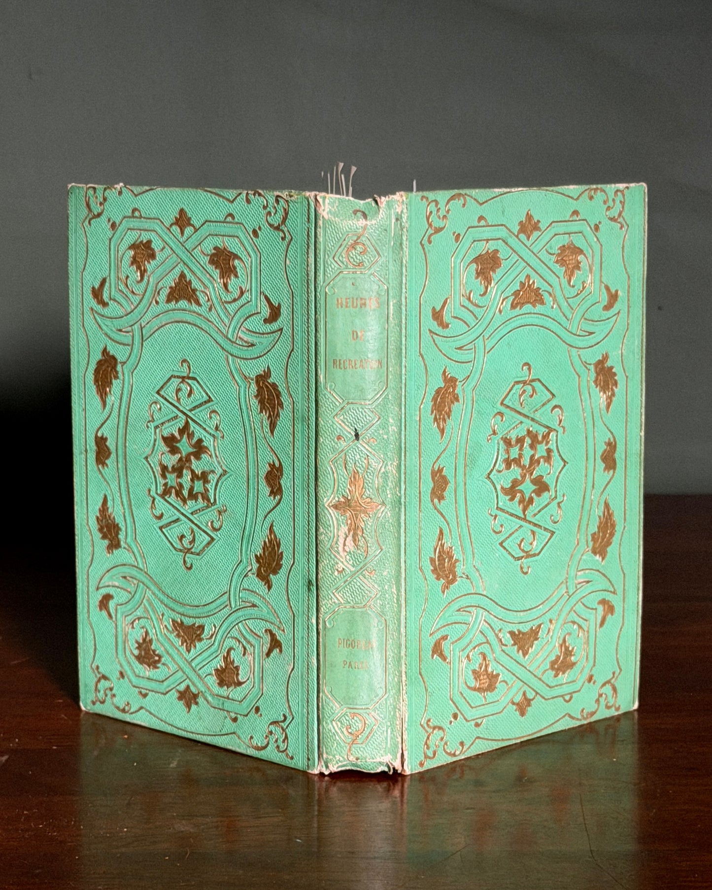 French Cartonnage Book: Heures de Recreation