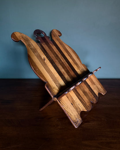 Folding Wood Book Stand