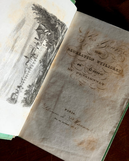French Cartonnage Book: Heures de Recreation