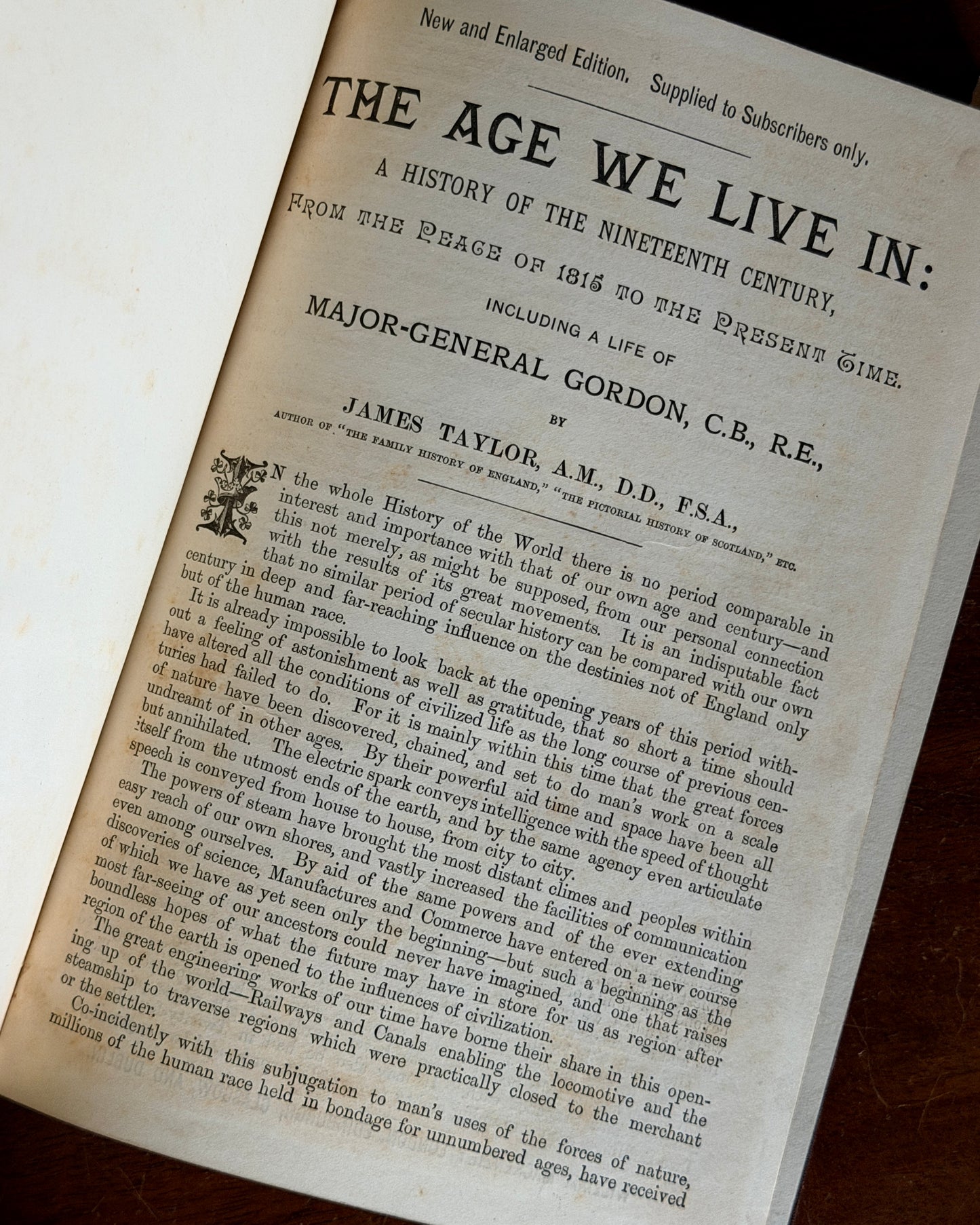 The Age We Live In: A History Of The 19th Century