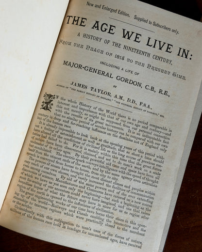 The Age We Live In: A History Of The 19th Century