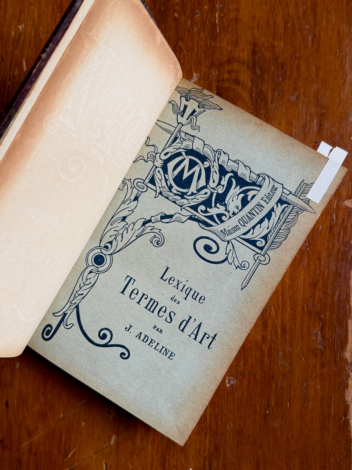 Lexique des Termes d’Art | French Art Reference Book