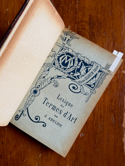 Lexique des Termes d’Art | French Art Reference Book