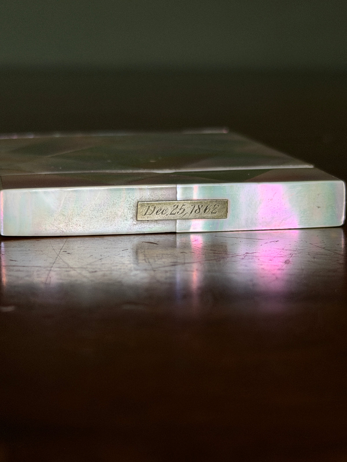 Mother of Pearl Calling Card Case
