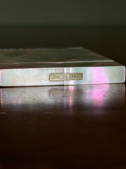 Mother of Pearl Calling Card Case