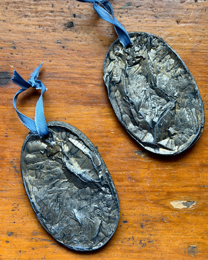 Small Classic Relief Plaque Pair