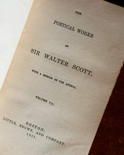 British Poets: Sir Walter Scott, Vol. 4 & 7
