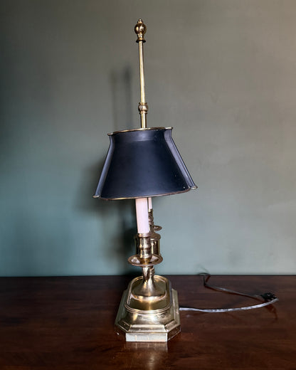 Brass Candlestick Lamp