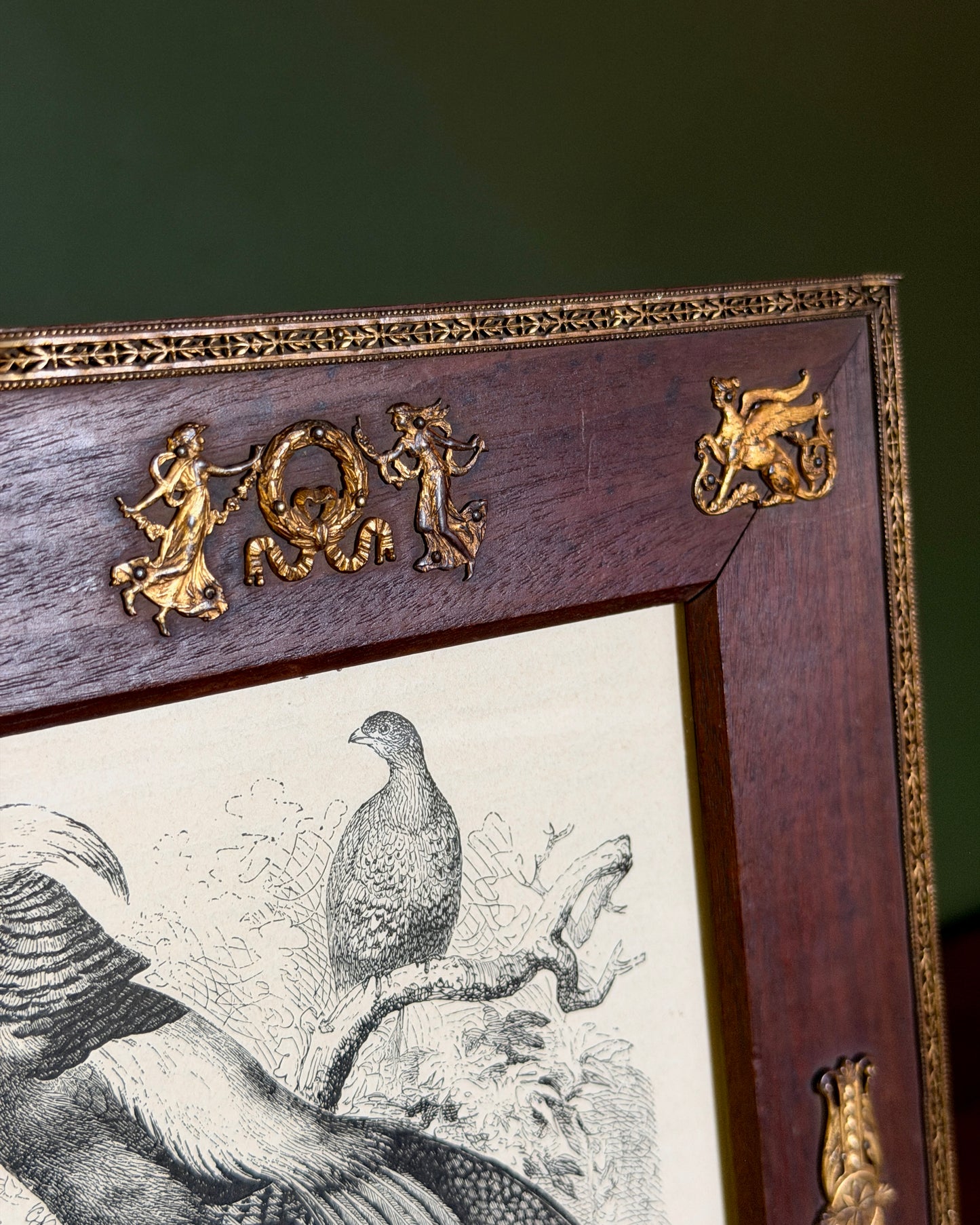 Wood and Ormolu Frame