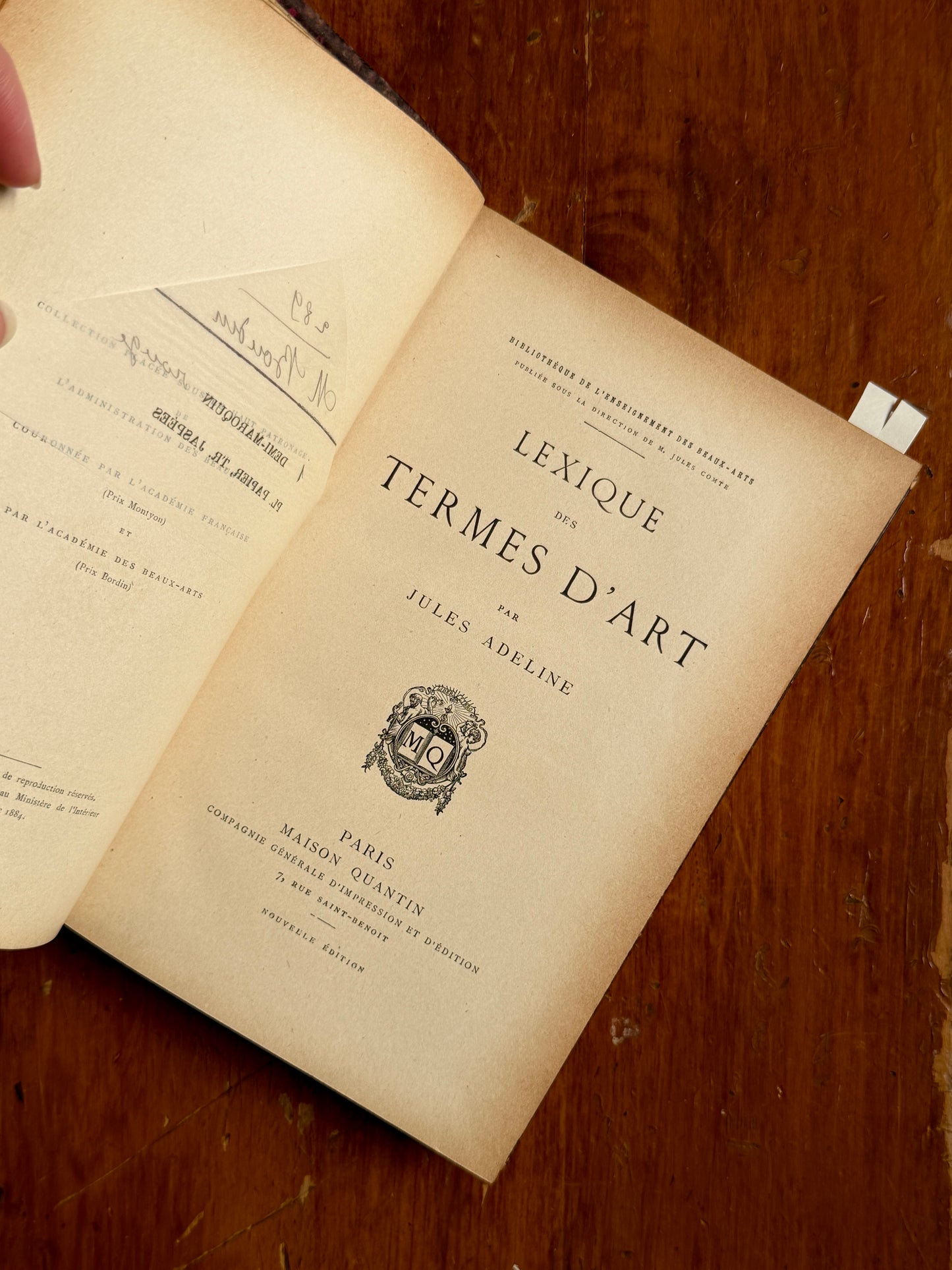 Lexique des Termes d’Art | French Art Reference Book