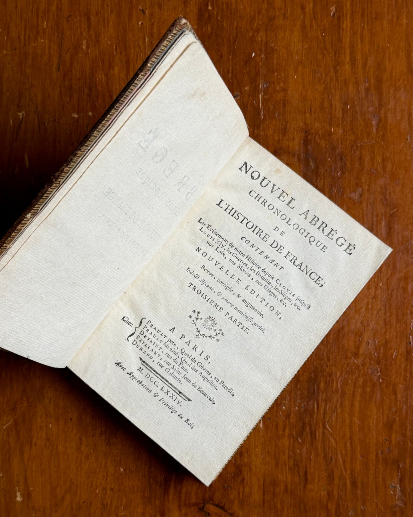 Chronologique de l’Histoire de France, Vol. III | French History Book