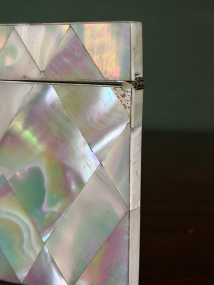 Mother of Pearl Calling Card Case