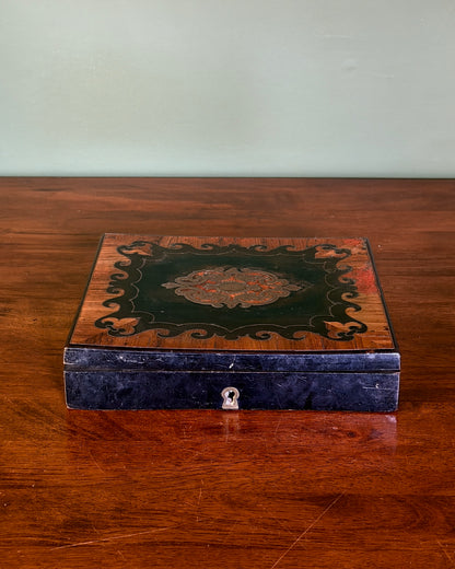 French Inlaid Wood Box