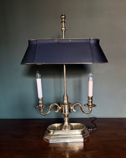 Brass Candlestick Lamp