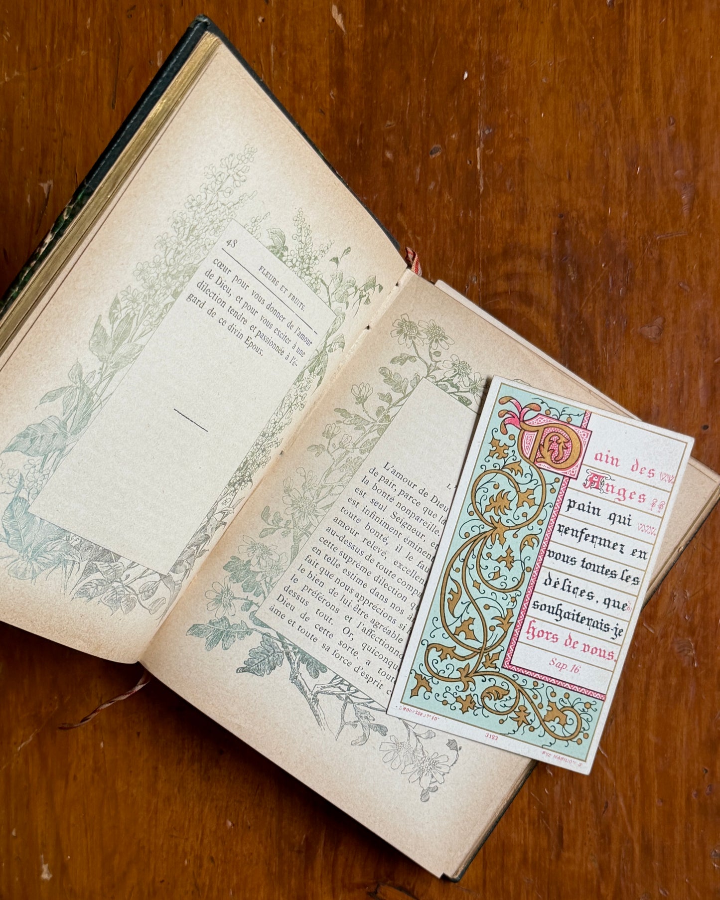 Fleurs et Fruits | Illustrated French Devotional Book
