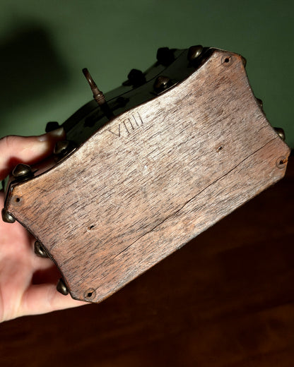French Studded Wood Perfume Casket