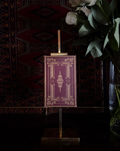 Small Brass Tabletop Gallery Easel