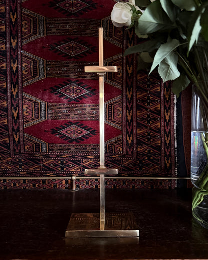 Small Brass Tabletop Gallery Easel