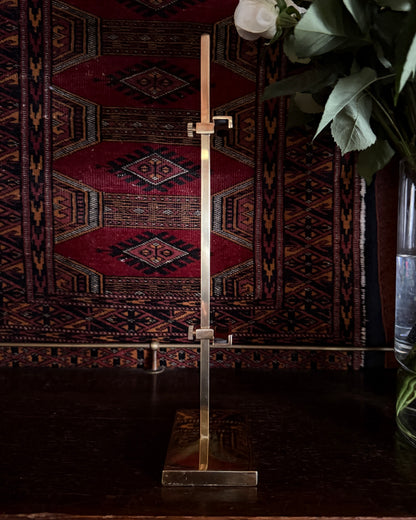 Small Brass Tabletop Gallery Easel