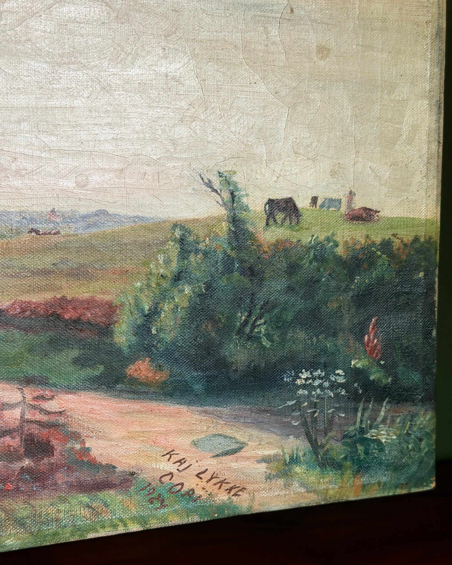 Cow Pastoral Painting