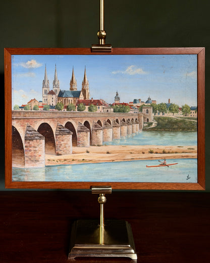 Painting of Avignon, France