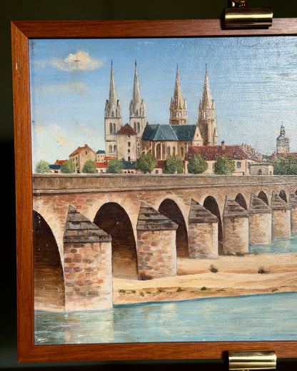 Painting of Avignon, France