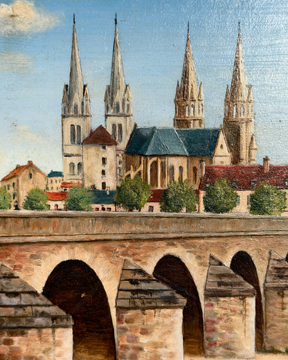 Painting of Avignon, France