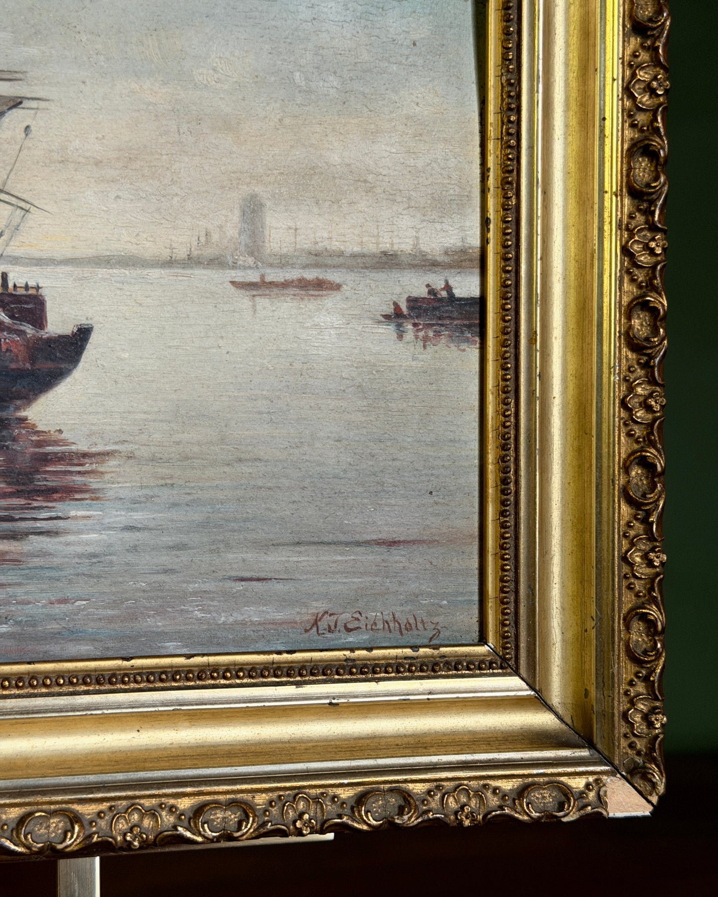 Nautical Sailboat Painting