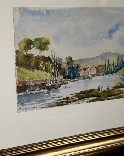 French Nautical Watercolor