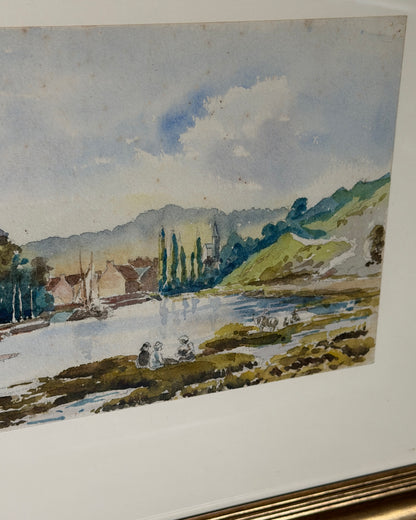 French Nautical Watercolor