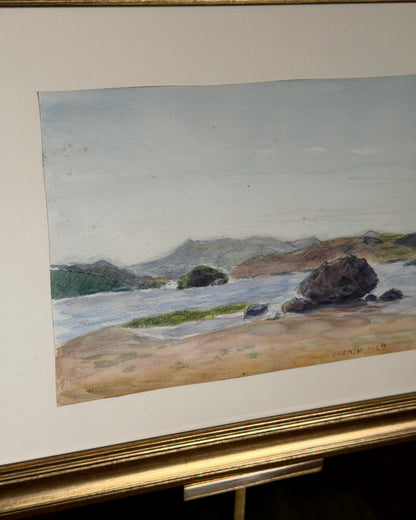 French Coastal Watercolor