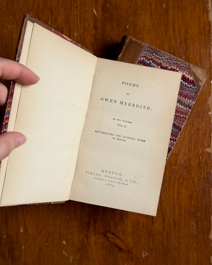 Meredith’s Poems, Vol. I & II | Complete Poetry Set